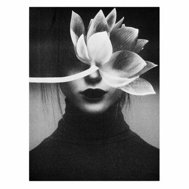 Impression sur toile - Expérience photographique Lotus - Format portrait 3:4
