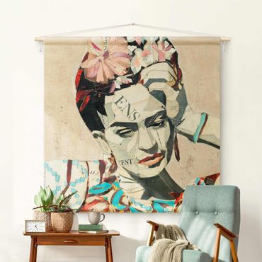 Tenture murale - Frida Kahlo - Collage No.1