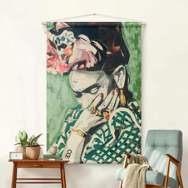 Tenture murale - Frida Kahlo - Collage No.3