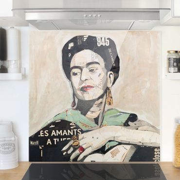 Fonds de hotte - Frida Kahlo - Collage No.4