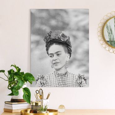 Tableau sur toile - Frida Kahlo Portrait - Format portrait 3:4
