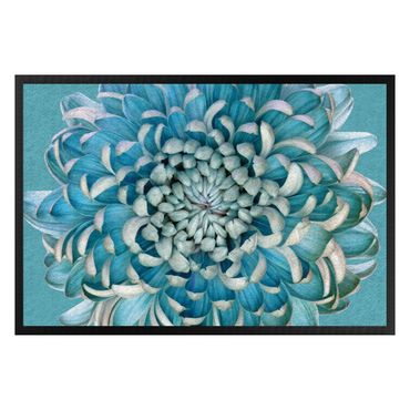 Paillasson - Blue Chrysanthemum