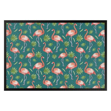 Paillasson - Tropical Flamingos
