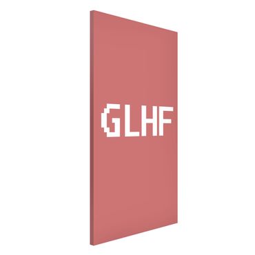 Tableau magnétique - Gaming Abbreviation GLHF - Format portrait 3:4