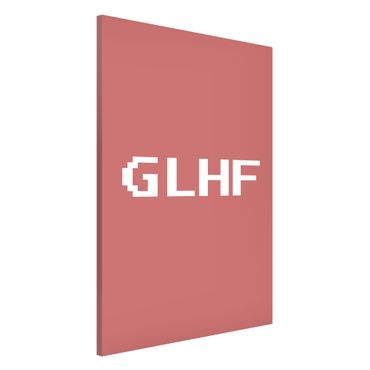 Tableau magnétique - Gaming Abbreviation GLHF - Format portrait 2:3