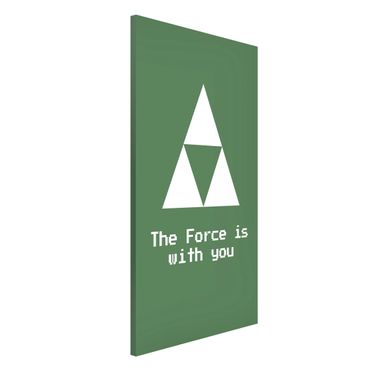 Tableau magnétique - Gaming Symbol The Force is with You - Format portrait 3:4