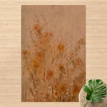 Tapis en liège - Yellow Meadow Of Wild Flowers - Format portrait 2:3
