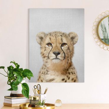 Tableau sur toile - Cheetah Gerald - Format portrait 3:4