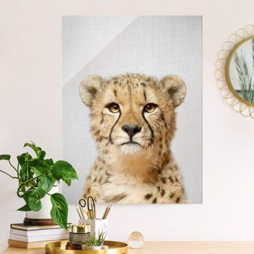 Tableau en verre - Cheetah Gerald