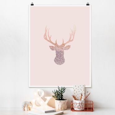 Poster - Shimmering Deer