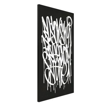 Tableau magnétique - Graffiti Art Freedom Style - Format portrait 3:4