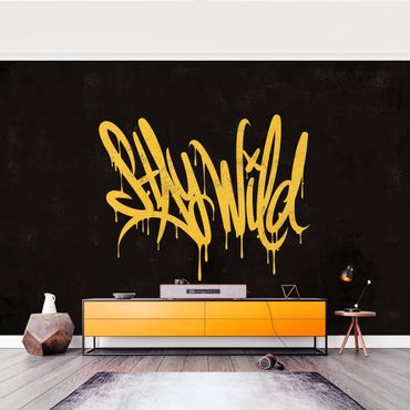 Papier peint - Graffiti Art Stay Wild