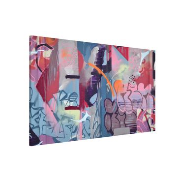Tableau magnétique - Graffiti Wall - Format paysage 3:2