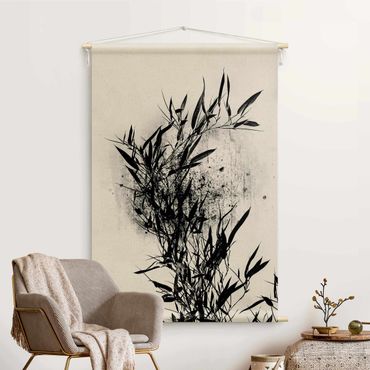 Tenture murale - Graphical Plant World - Black Bamboo
