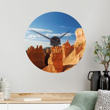 Sticker mural horloge - Grand Canyon