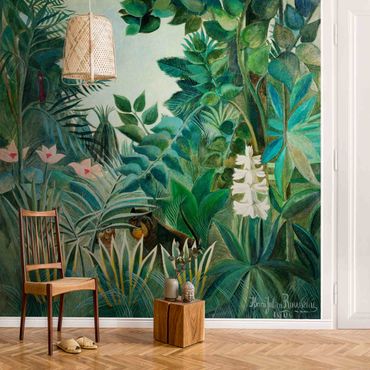 Metallic wallpaper - Henri Rousseau - The Equatorial Jungle