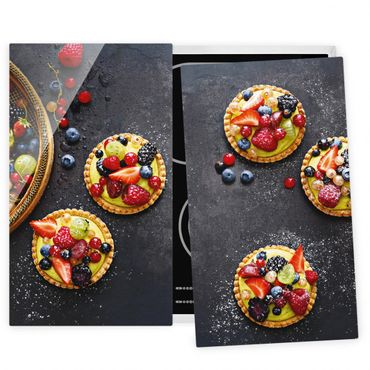 Cache plaques de cuisson en verre - Berry Dessert