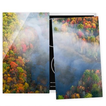 Cache plaques de cuisson en verre - Aerial View - Autumn Symphony