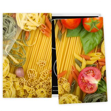 Cache plaques de cuisson en verre - Pasta Variation