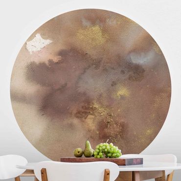 Papier peint rond autocollant - Dreaming In the Sky I