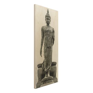 Tableau en bois - Buddha Statue