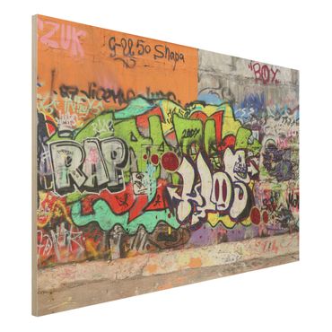 Tableau en bois - Graffiti