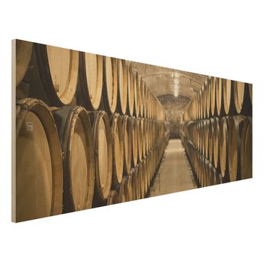 Tableau en bois - Wine cellar
