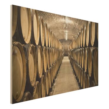 Tableau en bois - Wine cellar