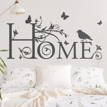 Sticker mural - Home floral