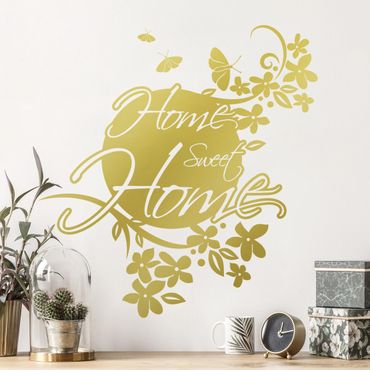 Sticker mural - Home Sweet Home Floral