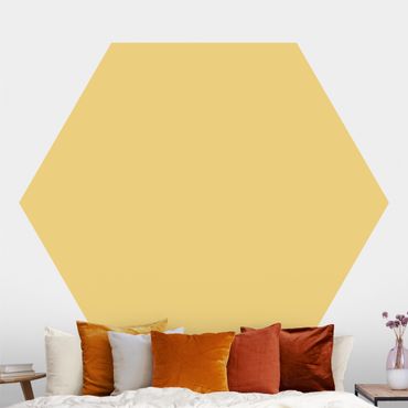 Papier peint hexagonal autocollant avec dessins - Honey