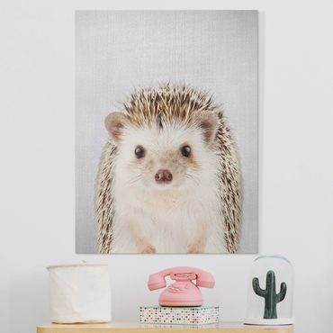 Tableau sur toile - Hedgehog Ingolf - Format portrait 3:4