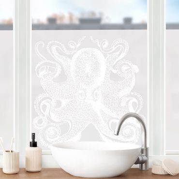 Film pour fenêtres - Illustration Octopus