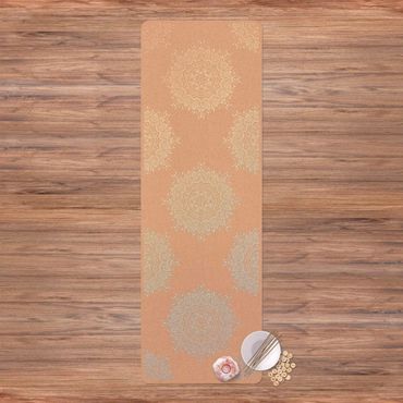 Tapis de yoga - Indian Mandala Pastel
