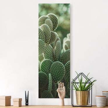 Tableau sur toile naturel - Cacti - Format portrait 1:3