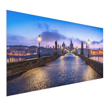 Impression sur forex - Charles Bridge In Prague - Format paysage 2:1
