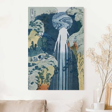 Tableau acoustique - Katsushika Hokusai - La cascade d'Amida
