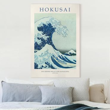 Impression sur toile - Katsushika Hokusai - The Big Wave Of Kanagawa - Museum Edition - Format portrait 2x3