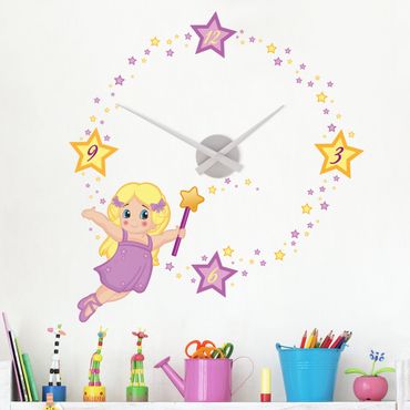 Sticker mural horloge - small Fairy
