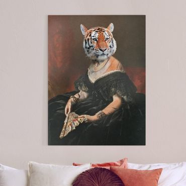 Impression sur toile - Lady Tiger