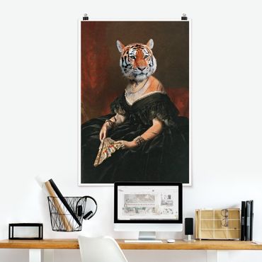 Poster reproduction - Lady Tiger - 2:3
