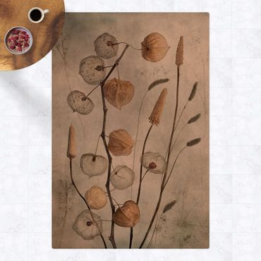 Tapis en liège - Physalis Fruit In Autumn - Format portrait 2:3