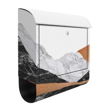 Letterbox - Landscape In Marble And Copper