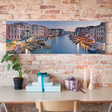 Impression sur toile - Evening On The Grand Canal In Venice