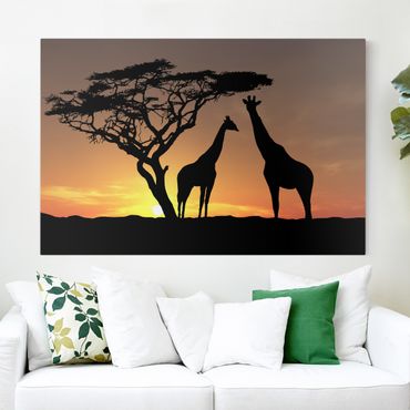 Impression sur toile - African Sunset