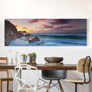 Impression sur toile - By The Sea In Cornwall