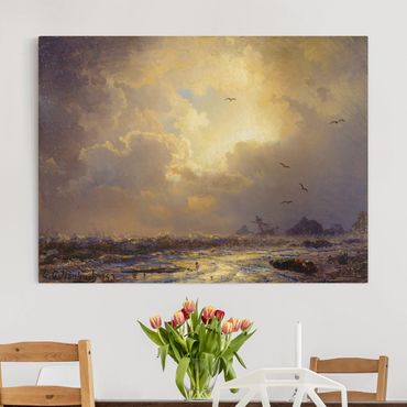 Impression sur toile - Andreas Achenbach - After The Storm