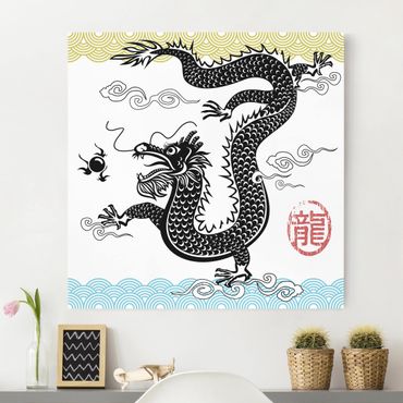 Impression sur toile - Asian Dragon