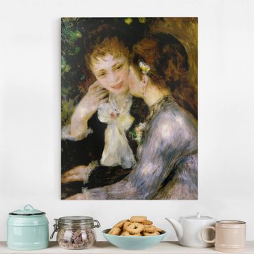 Impression sur toile - Auguste Renoir - Confidences
