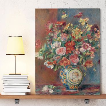 Impression sur toile - Auguste Renoir - Flower vase